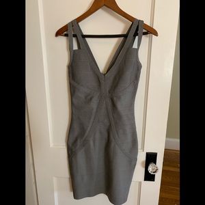 NWT gray bandage dress